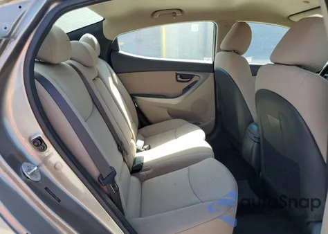 2014 Hyundai Elantra Se from USA, damaged, VIN 5NPDH4AE0EH539806